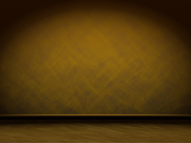 Vector grungy brown room - Vector, Image