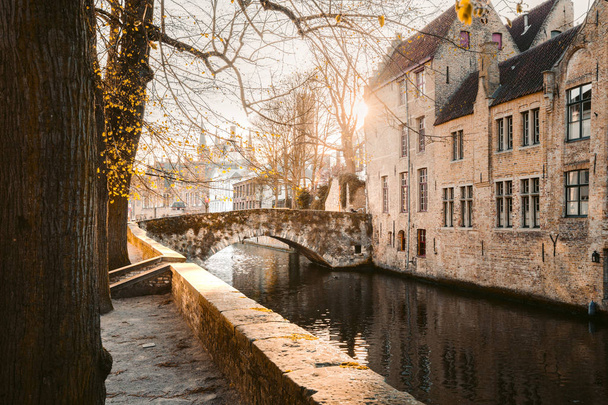 Historic city center of Brugge, Flanders, Belgium - Foto, Imagen