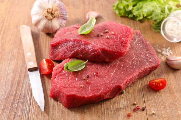 raw piece of beef - Фото, изображение