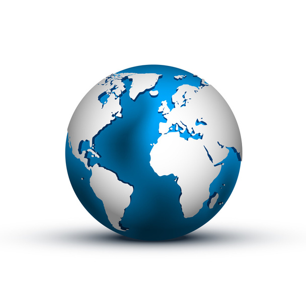 Vector globe icon of the world - Vector, Image