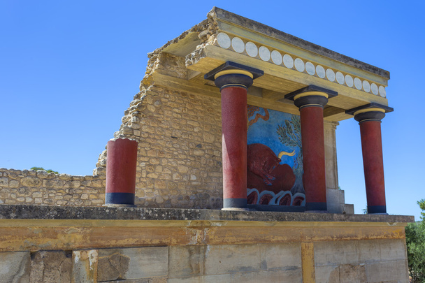 Knossos palace in Crete - Photo, Image