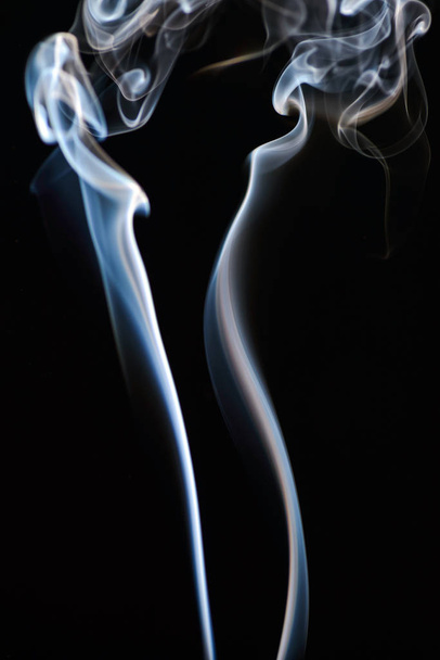 füst fekete háttér - Fotó, kép