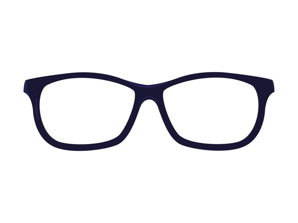 Zubehör für Brillen Ikone isoliert - Vektor, Bild