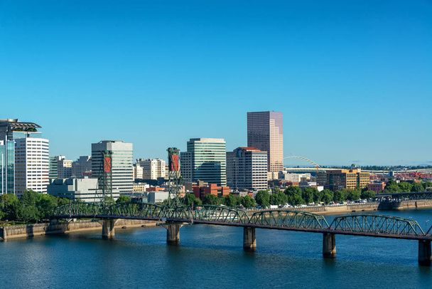 Innenstadt Portland, oregon Stadtbild Ansicht - Foto, Bild