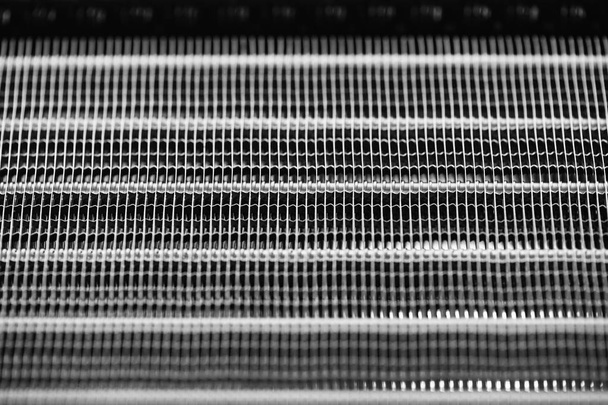 Texture of the  engine water cooling radiators. - Photo, Image