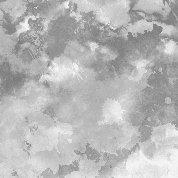 γκρι αφηρημένα φόντο με υφή νερομπογιάς - Φωτογραφία, εικόνα