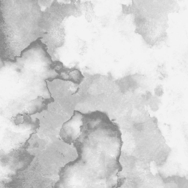 gray abstract background with watercolor paint texture - Photo, Image