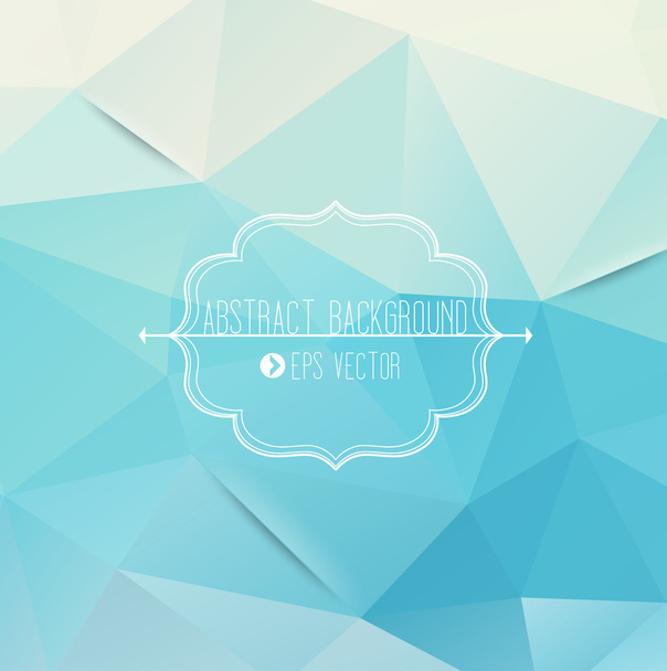 Abstract geometric blue background - Vector, Image