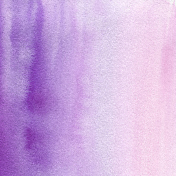 violet abstract background with watercolor paint texture - 写真・画像