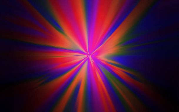 Dark Purple vector blurred shine abstract texture. - Vector, Image