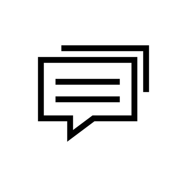 Conversa, Chat, Mensagem, Comentário Icon Vector
 - Vetor, Imagem