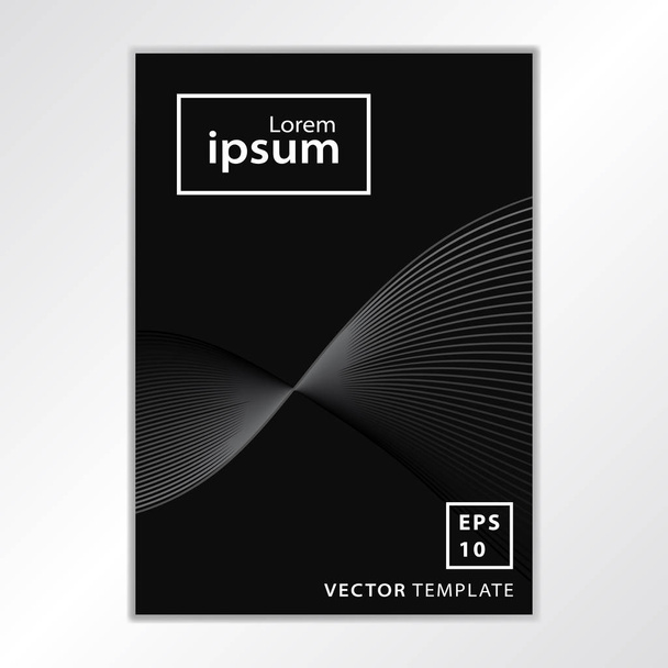 Minimal business brochure cover design - Vector, Image