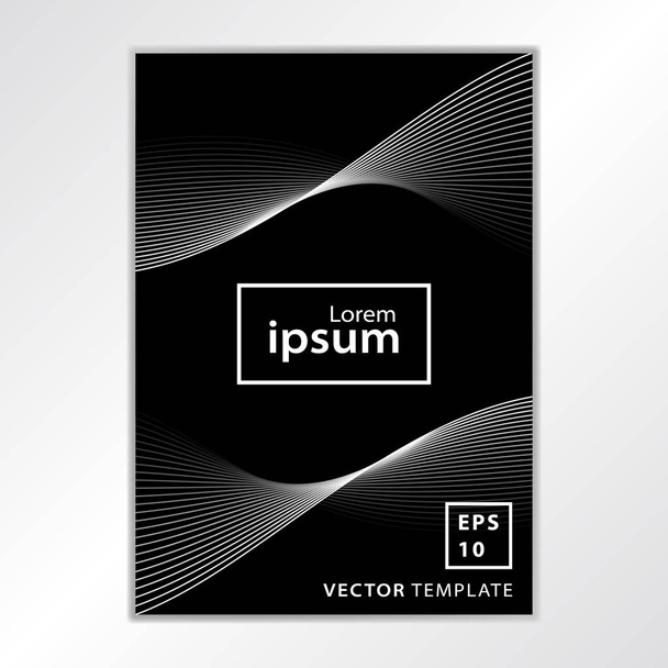 Minimal business brochure cover design - Vector, Image