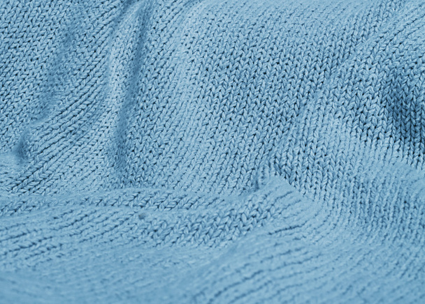 текстура синего трикотажа
 - Фото, изображение