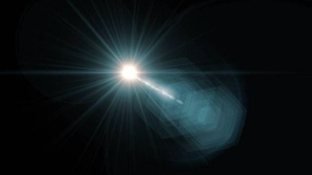 verlichting voor logo optische lens Star fakkels glanzende illustratie achtergrond nieuwe kwaliteit natuurlijke verlichting lamp stralen effect dynamische kleurrijke heldere stockafbeelding - Foto, afbeelding