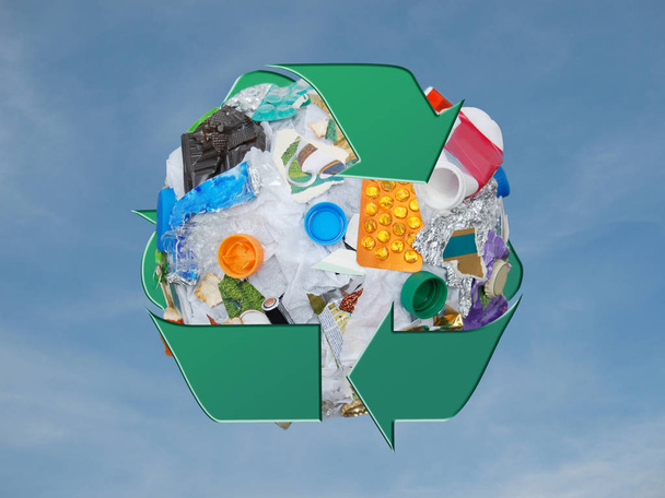 Recycle sphere - Photo, Image