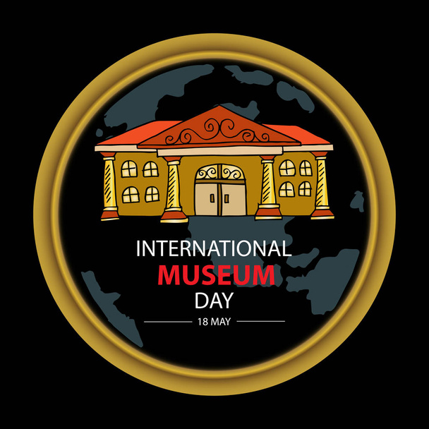 International Museum Day poster, 18 May. - Vector, Image