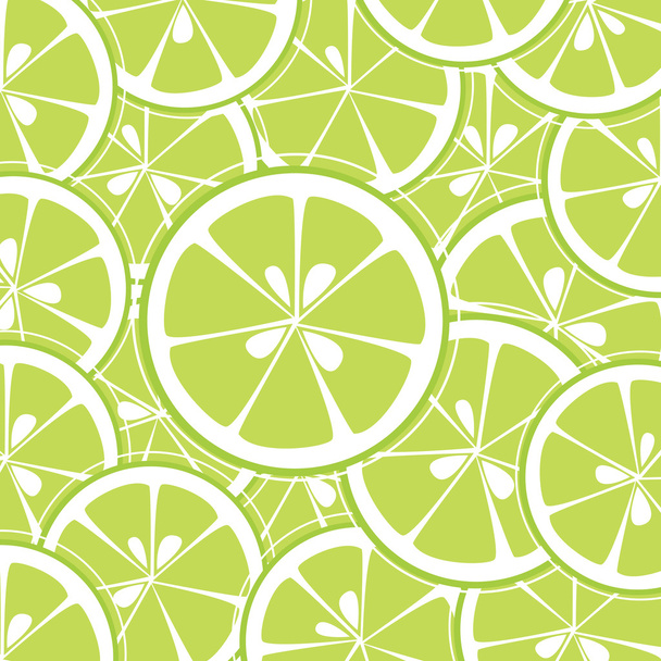 grapefruit segmenten achtergrond - Vector, afbeelding