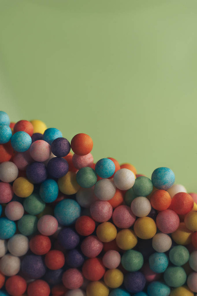 Colorful bright background, multi-colored balls - Photo, Image