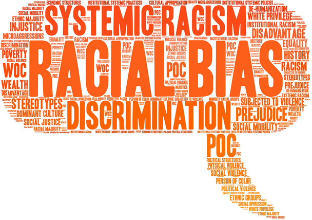  Nuage de mot polarisation raciale - Vecteur, image