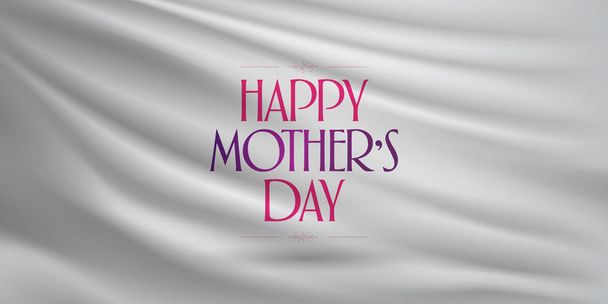 Internationale Happy mother's Day. Billboard, poster, sociale media, wenskaart sjabloon. (Turks: Anneler Gununuz Koelu Olsun.) - Vector, afbeelding