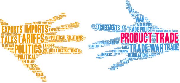 Product Trade Word Cloud - Vector, Image