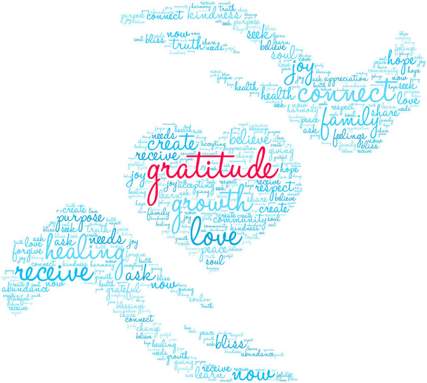 Gratitude Word Cloud - Vector, Image