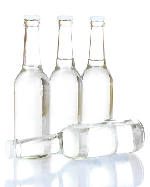 Water bottles isolated on white - Zdjęcie, obraz
