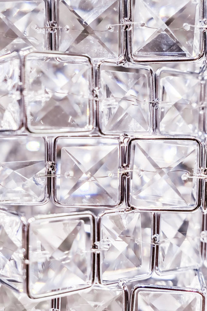 Diamantes e cristais, fundo texturizado de luxo
 - Foto, Imagem