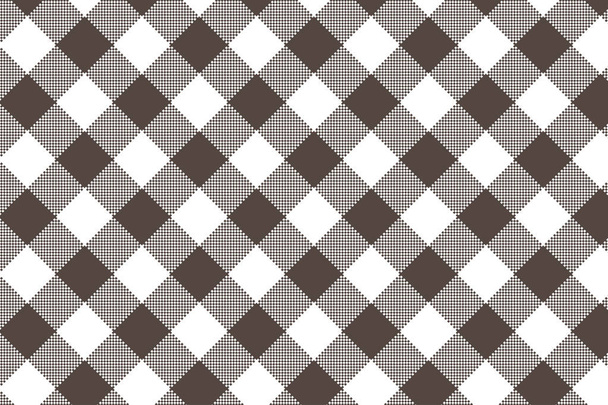 Gingham pattern. Texture from rhombus/squares for - plaid, tablecloths, clothes, shirts, dresses, paper, bedding, blankets, quilts and other textile products. Vector illustration EPS 10 - Vector, Image