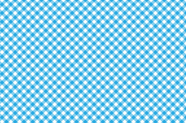 Blue Gingham pattern. Texture from rhombus/squares for - plaid, tablecloths, clothes, shirts, dresses, paper, bedding, blankets, quilts and other textile products. Vector illustration EPS 10 - Vector, Image