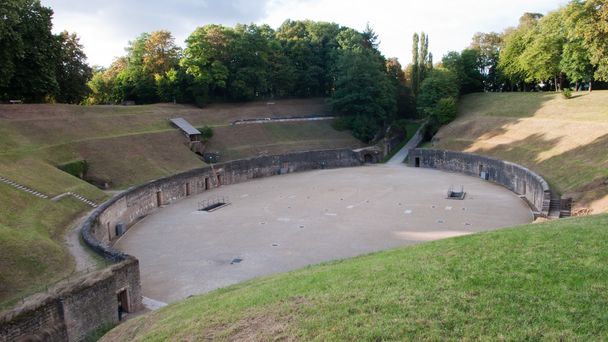 starověké gladiátor arena v Trevíru, Německo - Fotografie, Obrázek