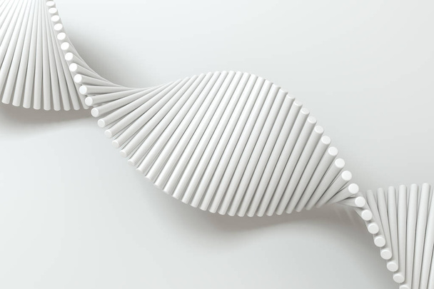 3d рендеринг, спиральная ДНК состоит из линий
. - Фото, изображение