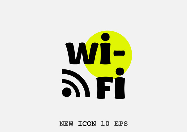 graphic vector illustration of wifi symbol - Vector, Image
