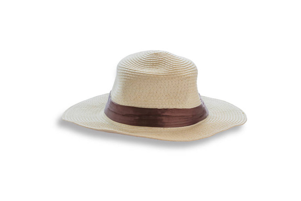 Sombrero de mujer con camino de recorte, aislado
 - Foto, imagen