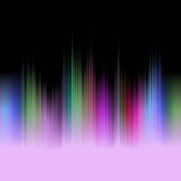 Kleuren schittering spectrum op zwarte achtergrond. Art Design  - Foto, afbeelding