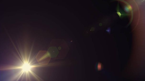 ışıklar optik lens parlak bokeh illüstrasyon sanat arka plan yeni doğal aydınlatma lamba ışınları etkisi renkli parlak stok görüntü parlamaları - Fotoğraf, Görsel