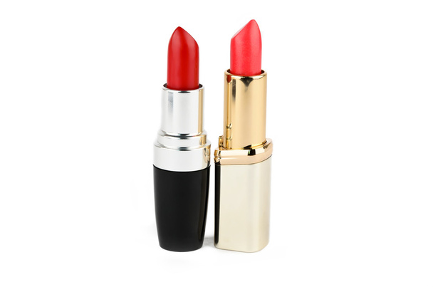 Deux rouges à lèvres rouges élégants
 - Photo, image