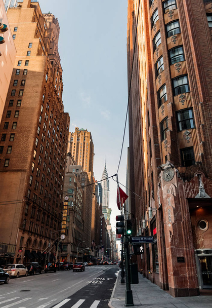 Manhattan, New York, USA - March 3, 2019: view of city - Фото, изображение