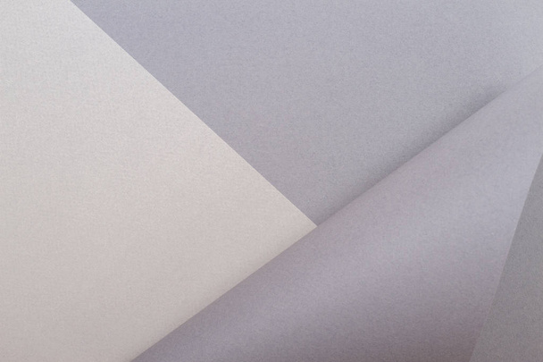 abstrait géométrique forme gris couleur papier fond - Photo, image