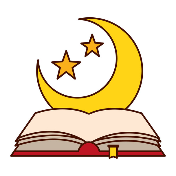 Ιερό Κοράνι μισό φεγγάρι - Διάνυσμα, εικόνα