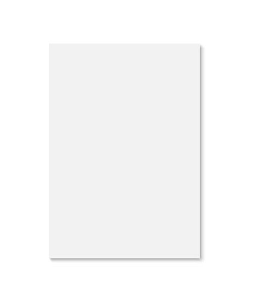 Feuille de papier blanc réaliste vectoriel
. - Vecteur, image