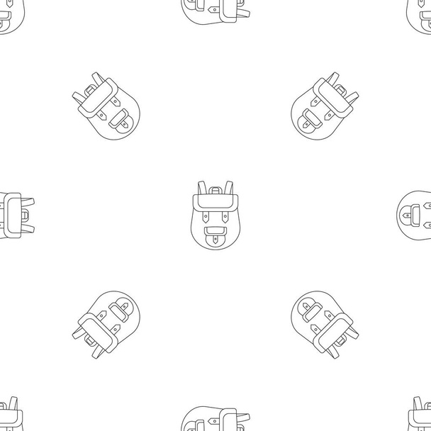 Backpack pattern seamless vector - Vector, Image