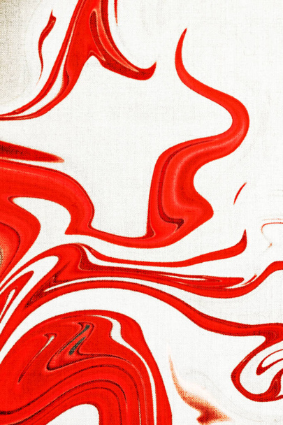 Marmurowa tekstura tła tekstylnego, abstrakcyjna sztuka marbling na płó - Zdjęcie, obraz
