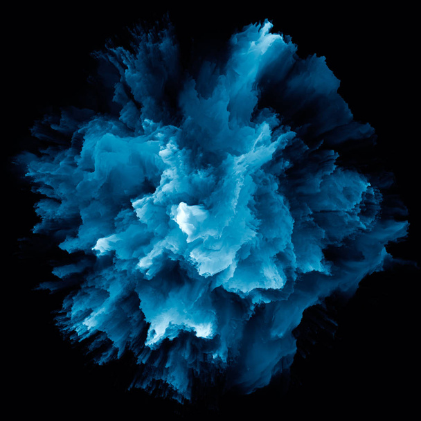 Painted Color Splash Explosion - Фото, изображение