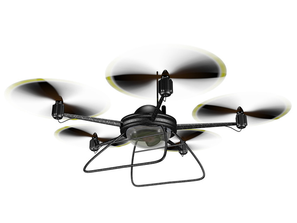 izolované špionážní drone - Fotografie, Obrázek