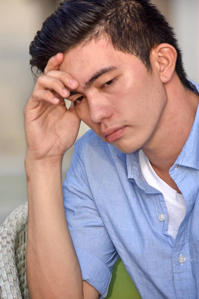 Depressed Handsome Filipino Adult Male - Foto, Imagen