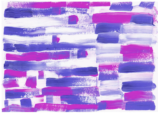 Brush stroke, hand drawn, texture purple.pink color - Photo, Image