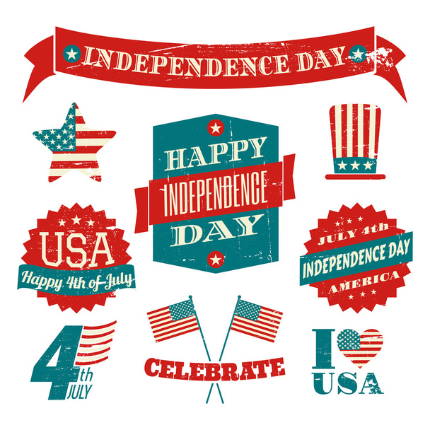 Independence Day Design Elements Collection - Vector, Image