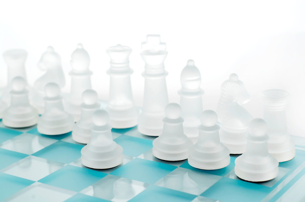 satranç tahtası üzerinde ilk adım - Fotoğraf, Görsel